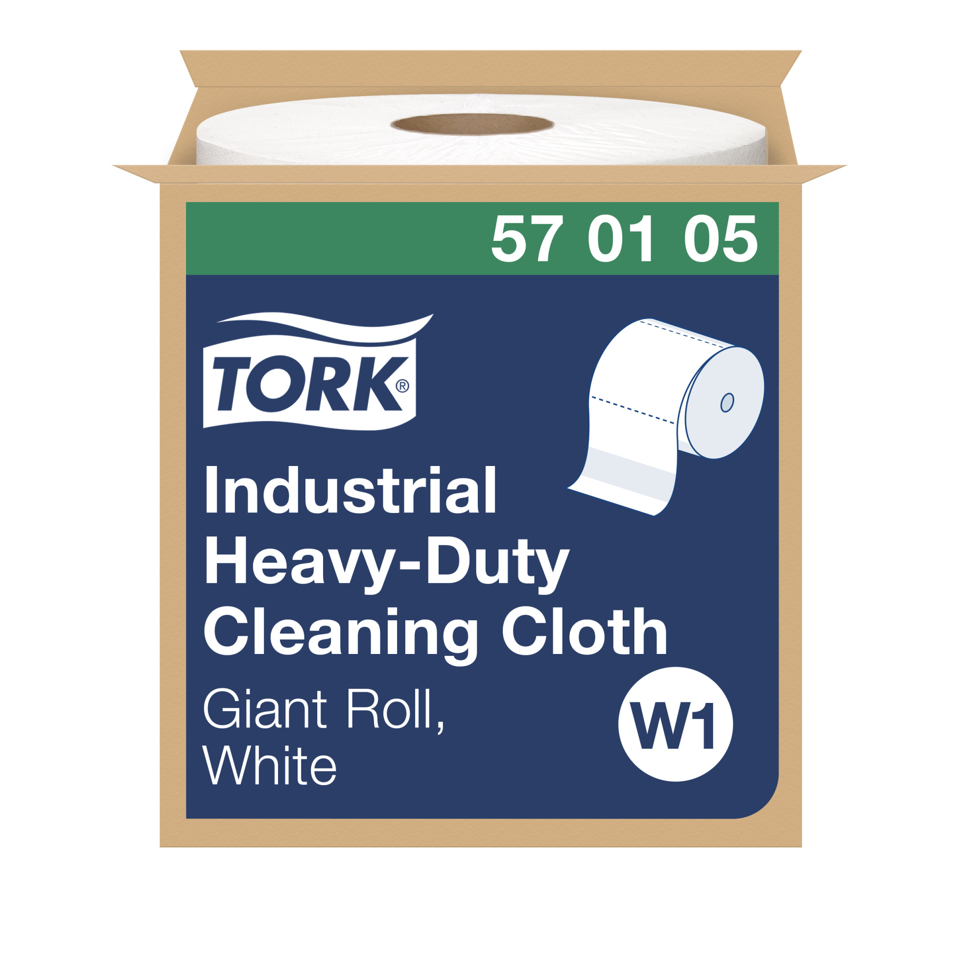 Tork Industrial Heavy Duty Cleaning Cloth, Giant Roll