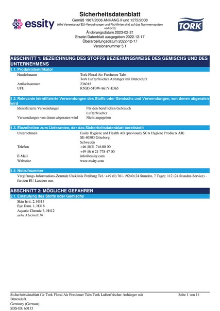 Safety Data Sheet