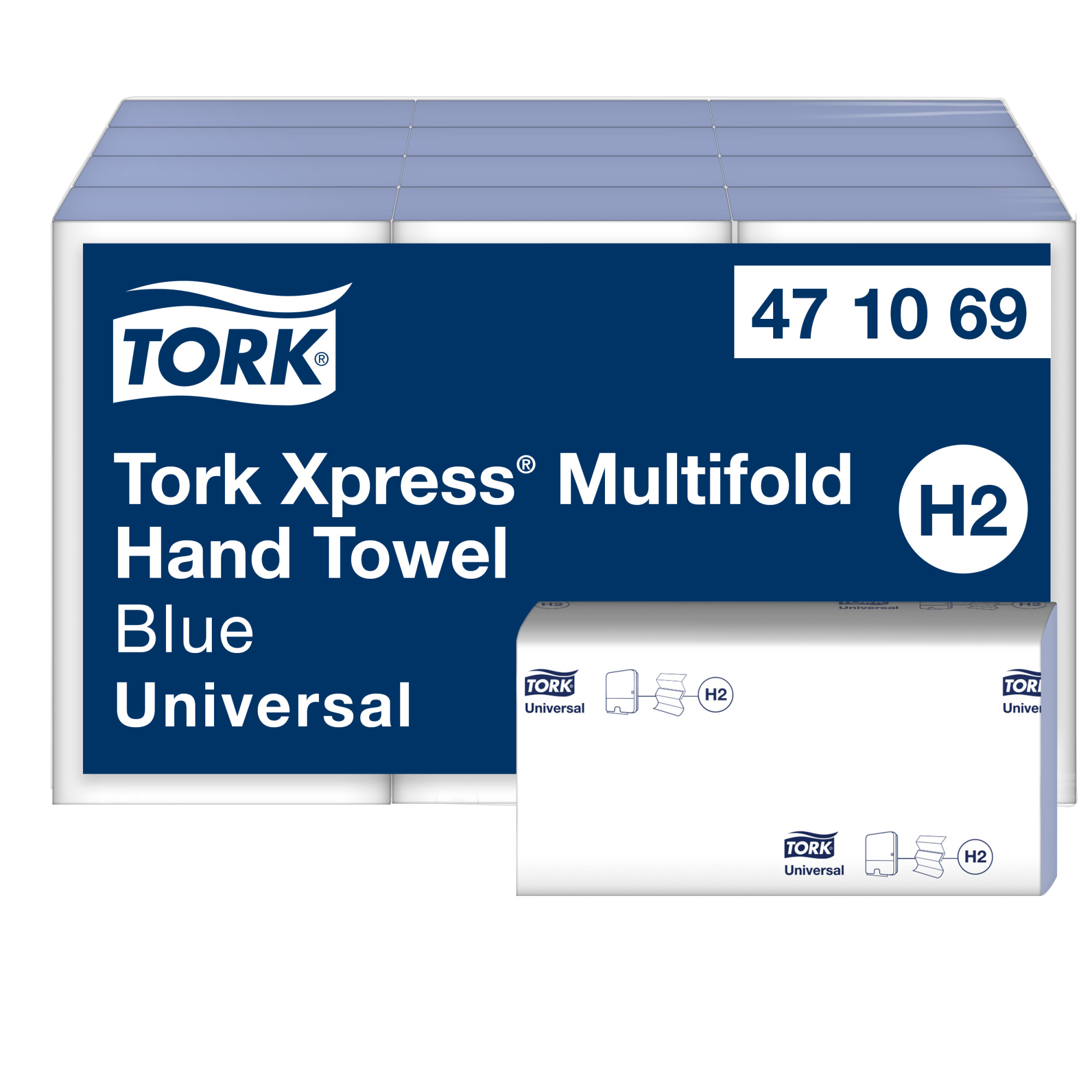 Tork Xpress® Multifold Hand Towels Blue H2