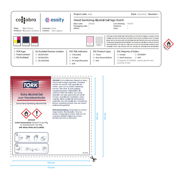 Usage Information Sign