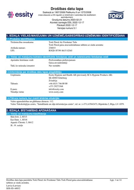 Safety Data Sheet