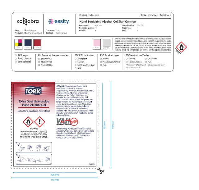 Usage Information Sign