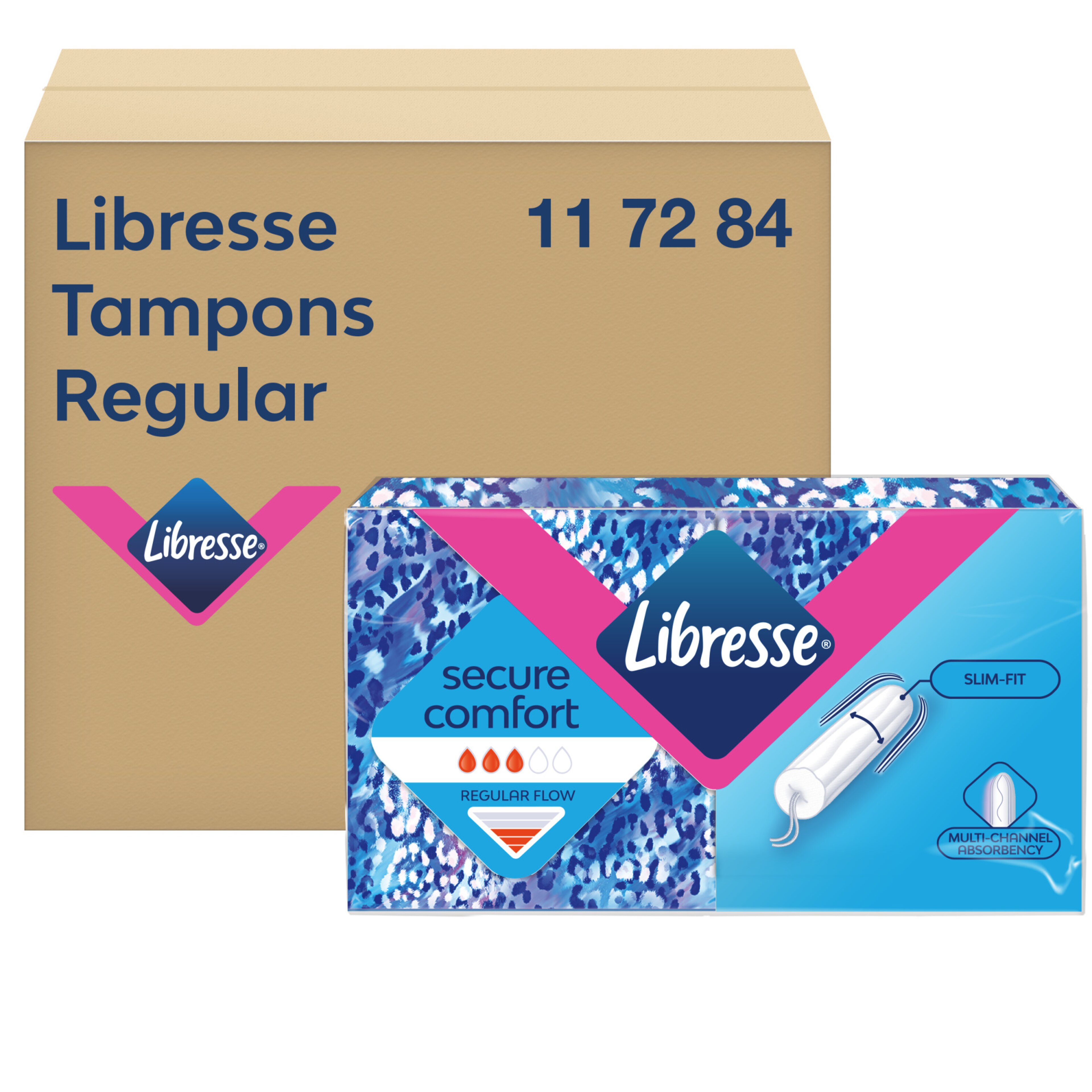 Libresse Regular -tamponi, täyttöpakkaus Tork annostelijaan