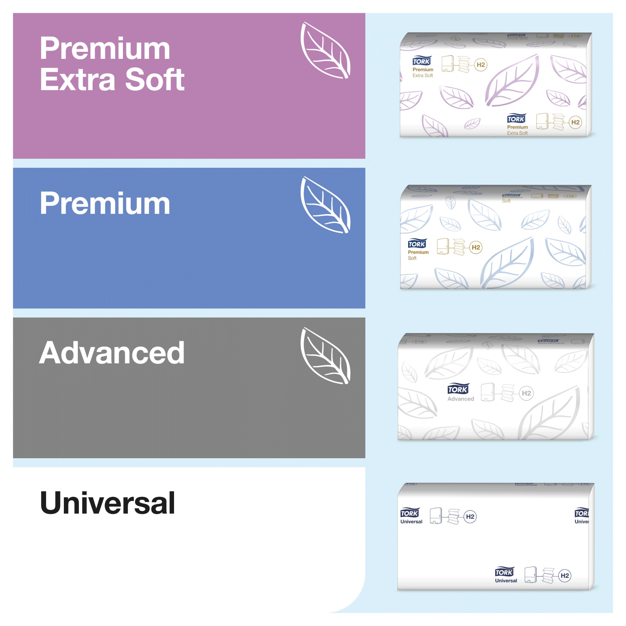 Tork Xpress® Z Katlı Havlu Dispenseri Paslanmaz Çelik H2