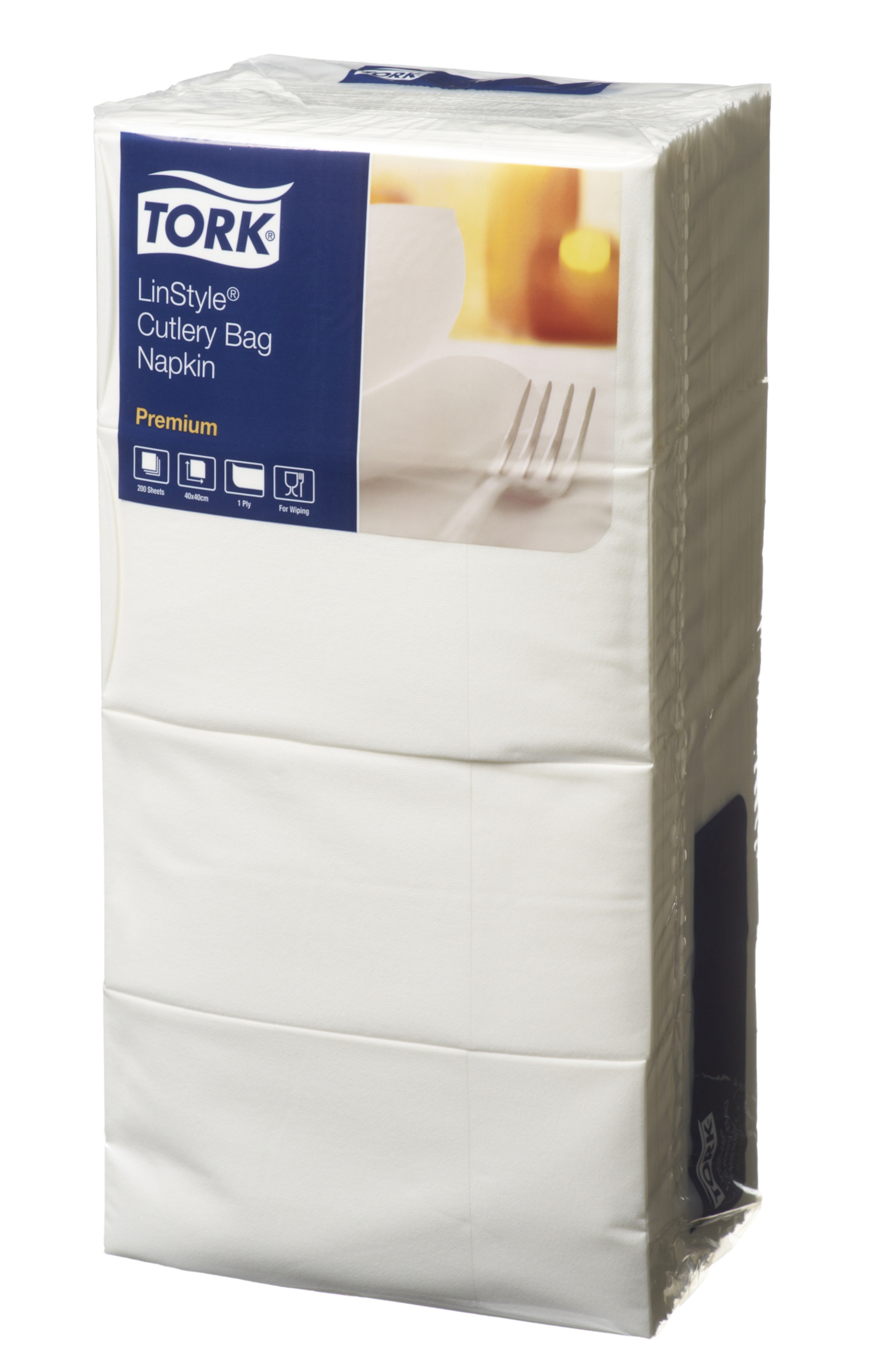 Tork LinStyle White Cutlery Pocket