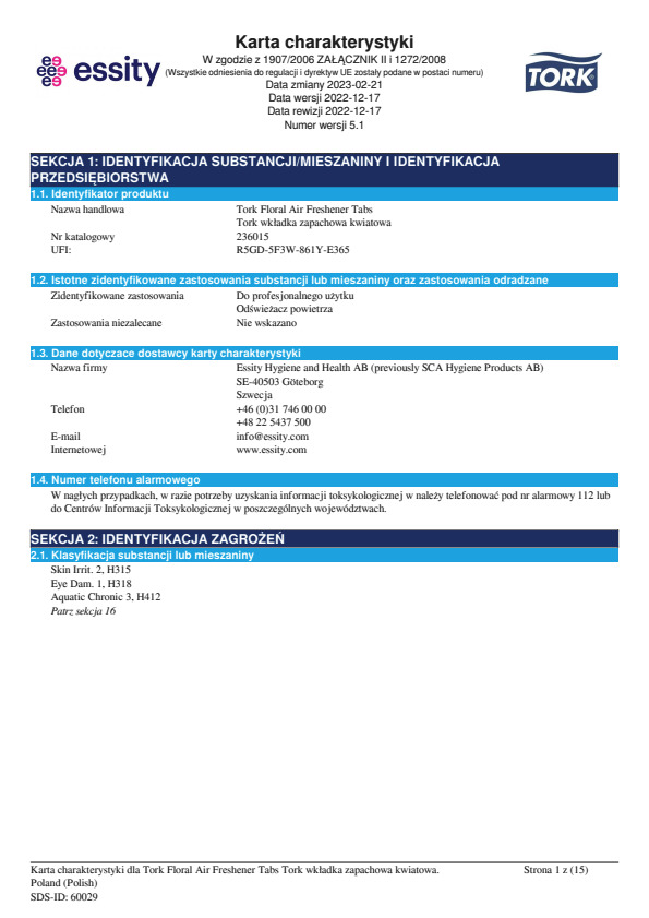 Safety Data Sheet