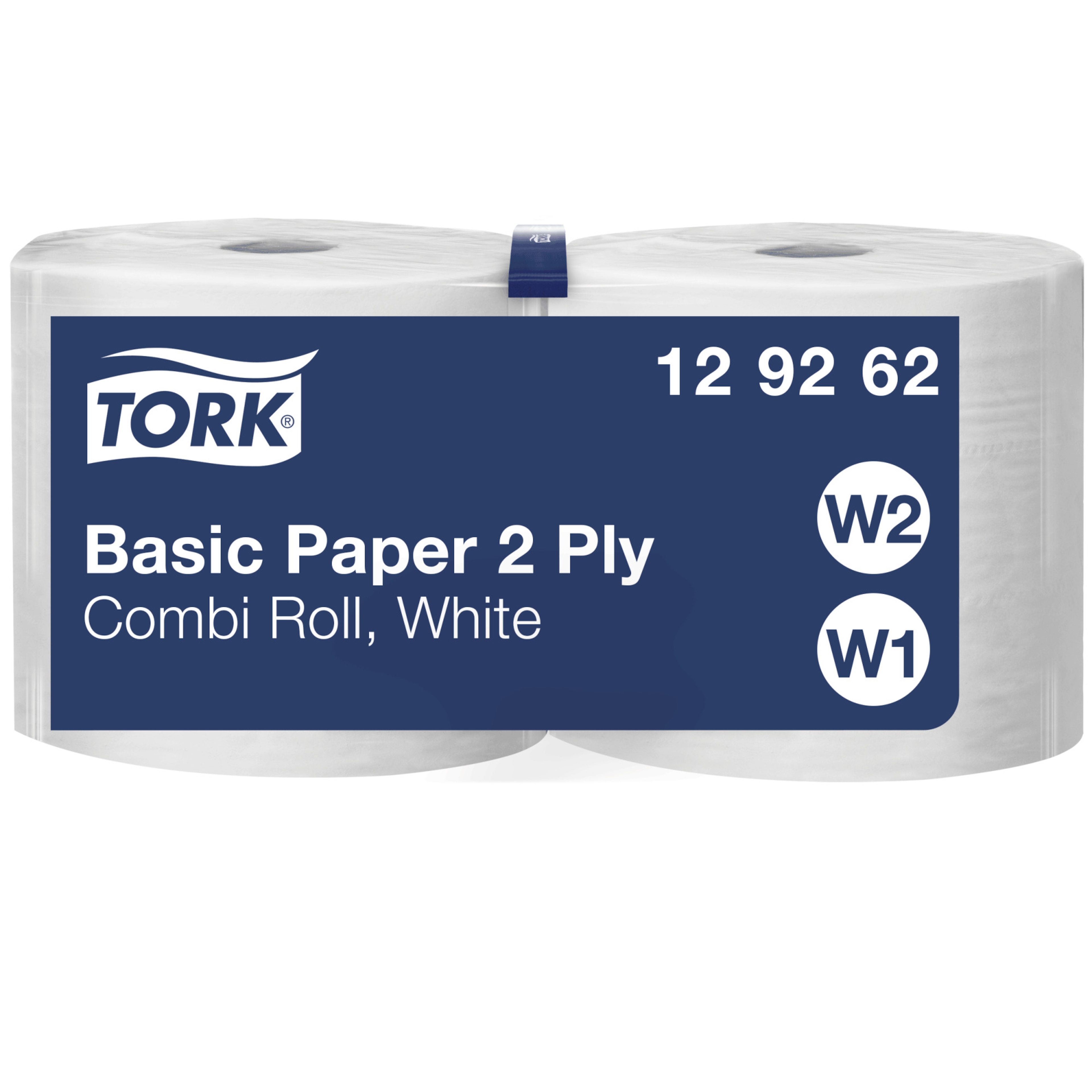 Tork Basic Wiping Paper Combi Roll White W1/2