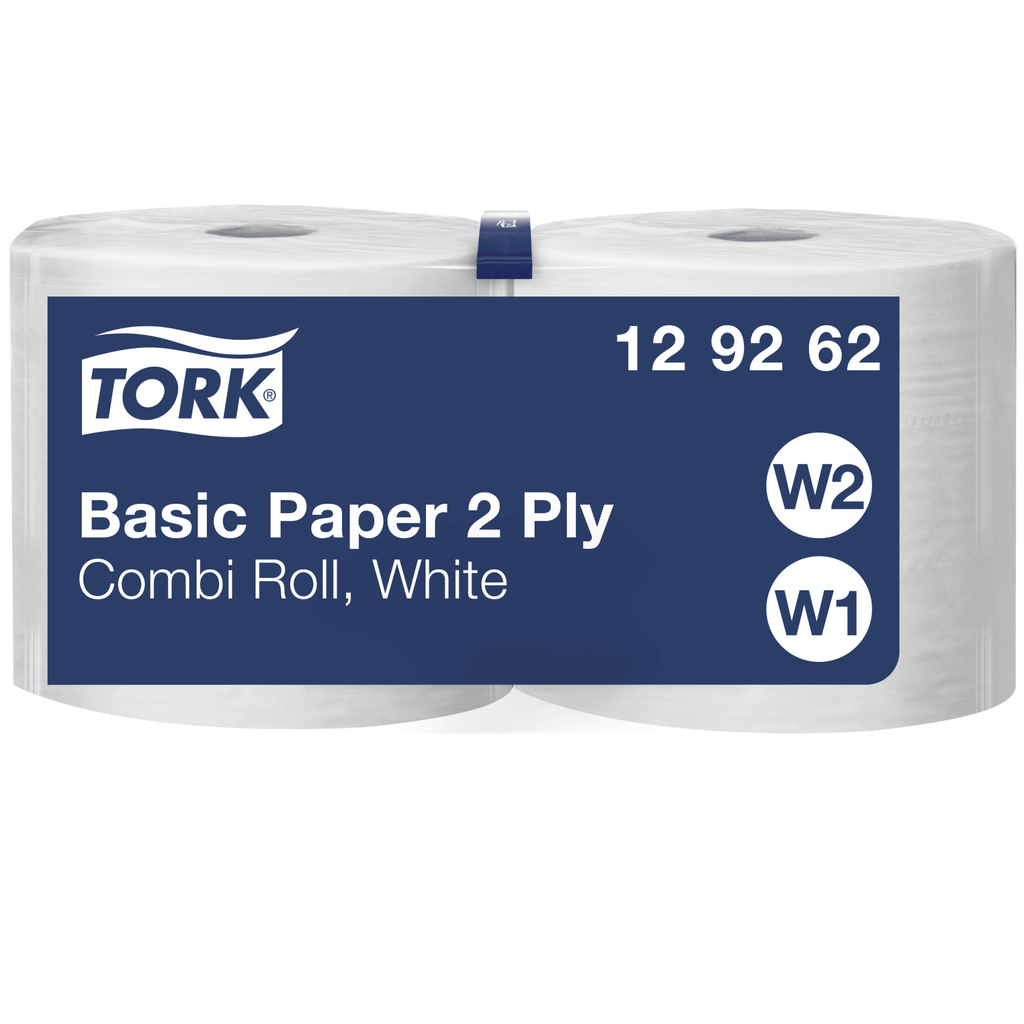 Tork Basic Papper 2-lager vit W1/2