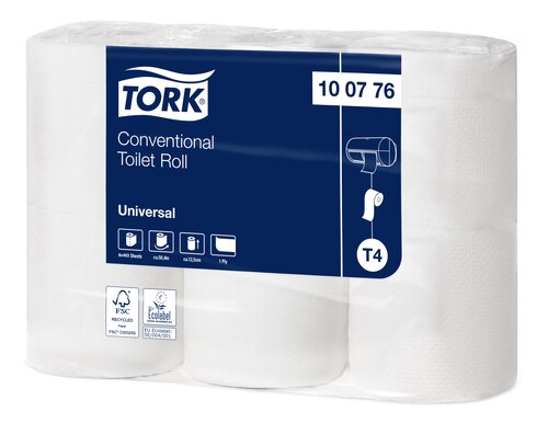 Tork Kleinrollen Toilettenpapier Universal – 1-lagig