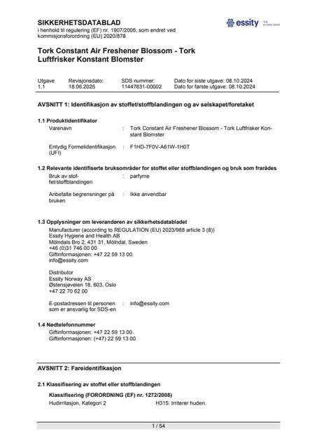 Safety Data Sheet