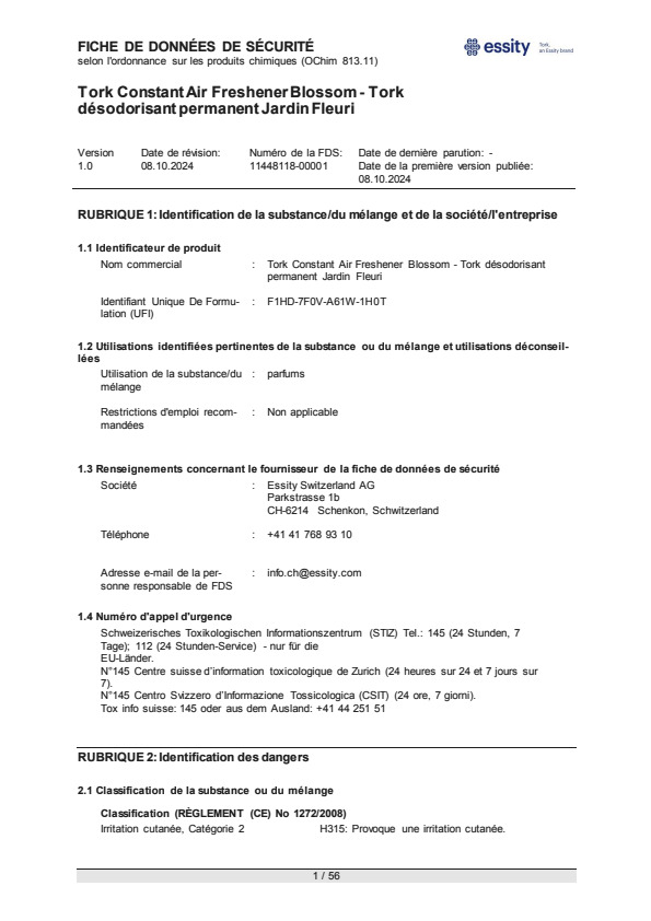 Safety Data Sheet