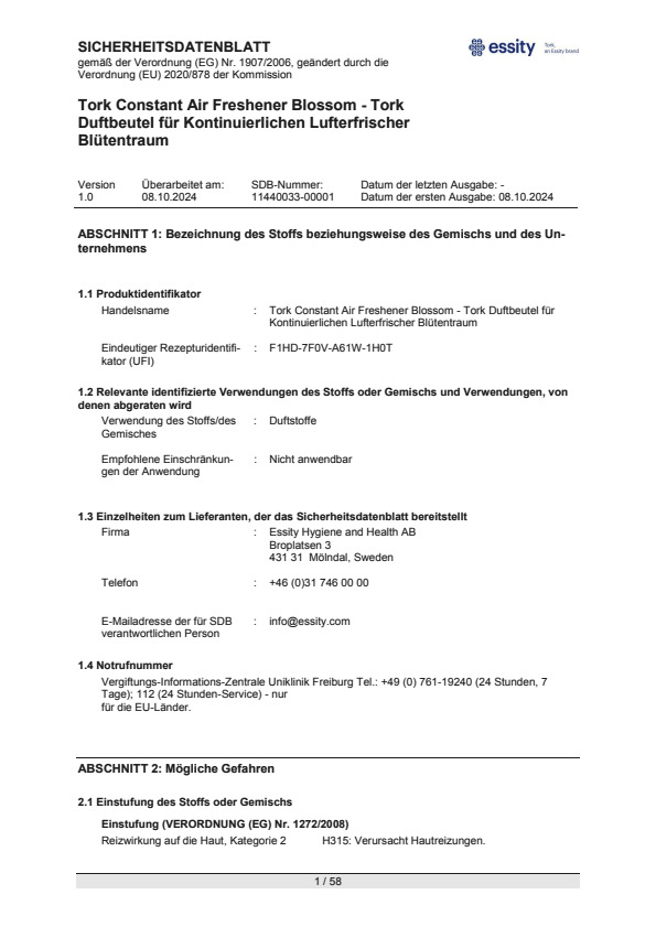Safety Data Sheet