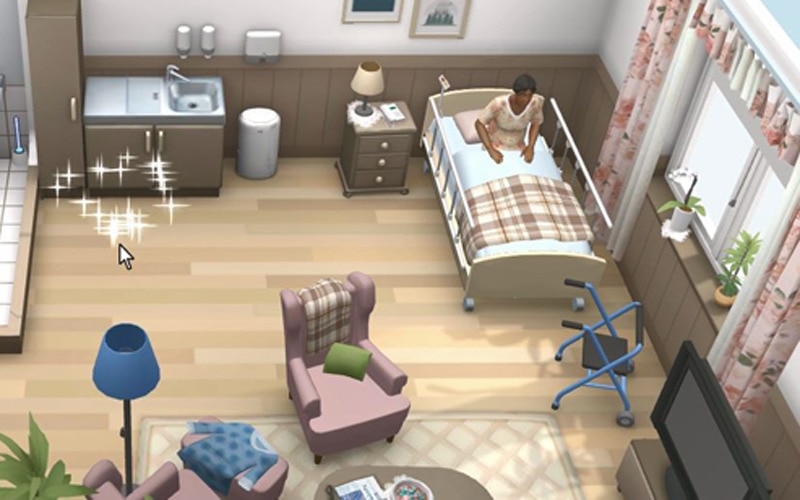 Ein Zimmer in einem Pflegeheim