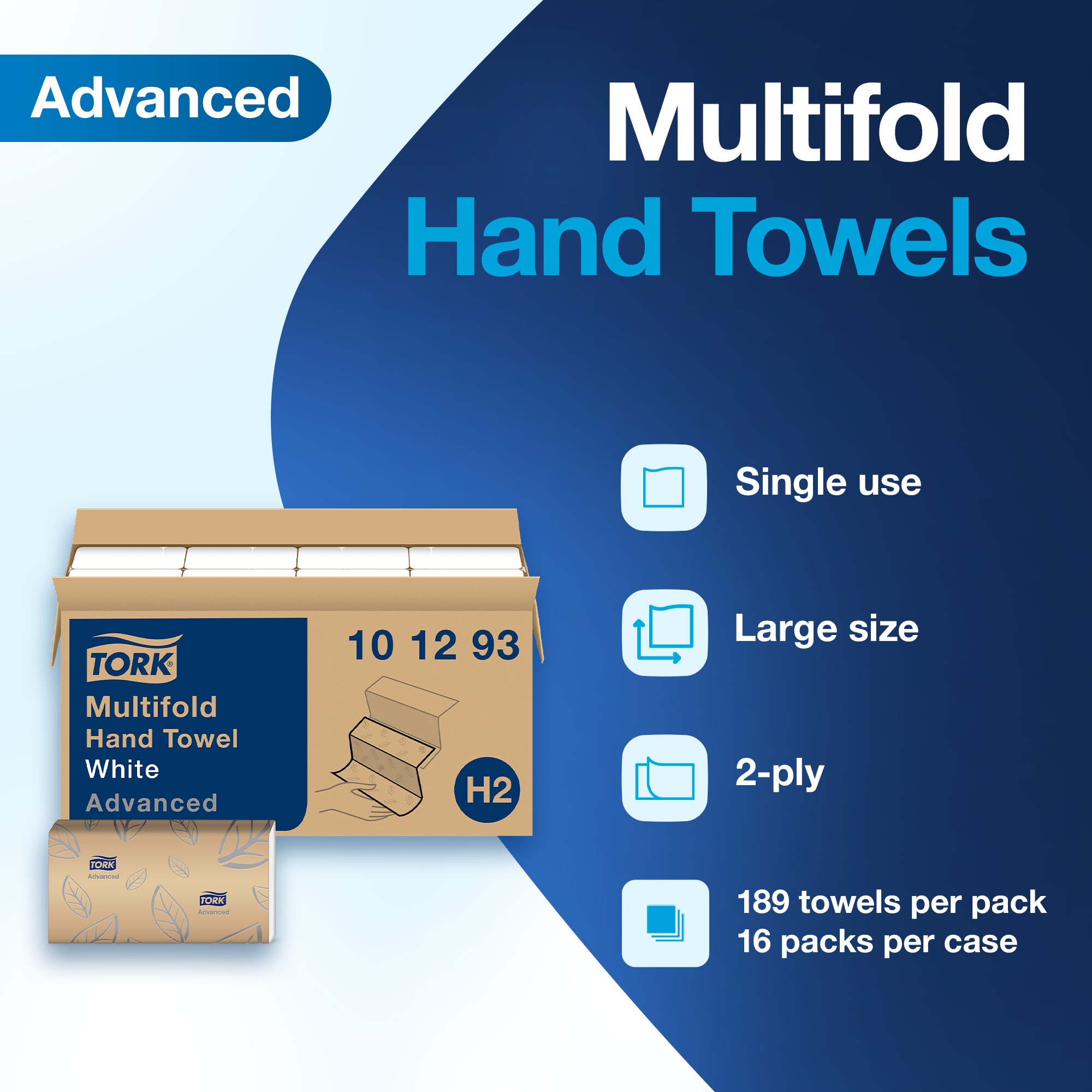 monページ Tork Multifold Hand Towel Natural H2