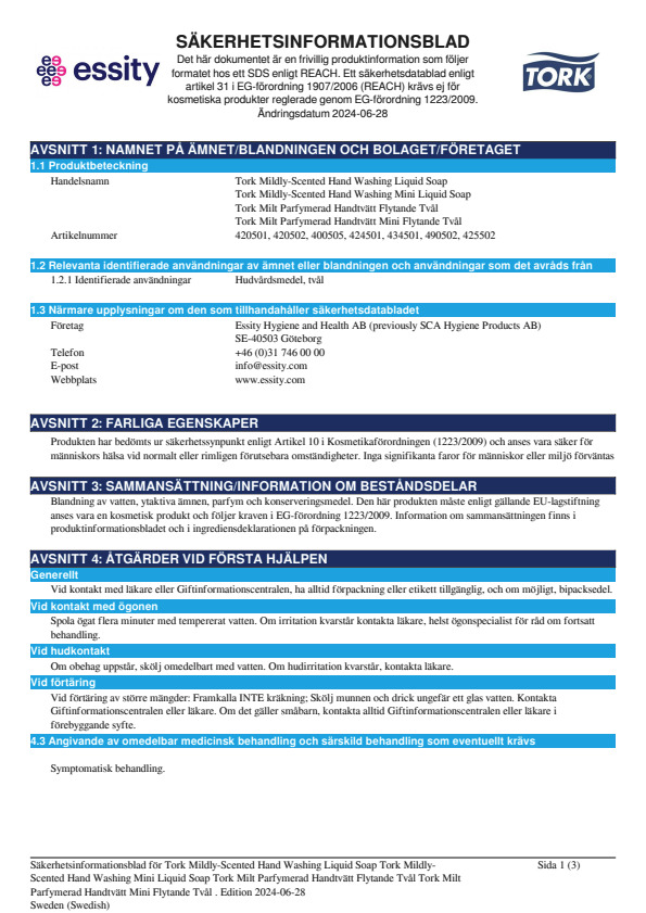 Safety Data Sheet