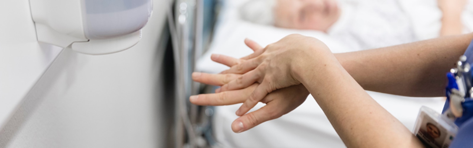 Kézmosás egy kórházban
