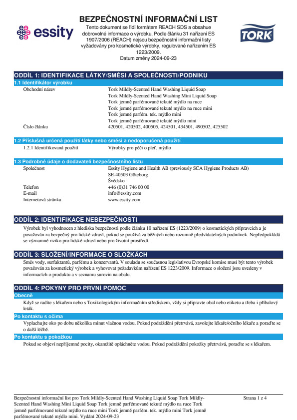 Safety Data Sheet