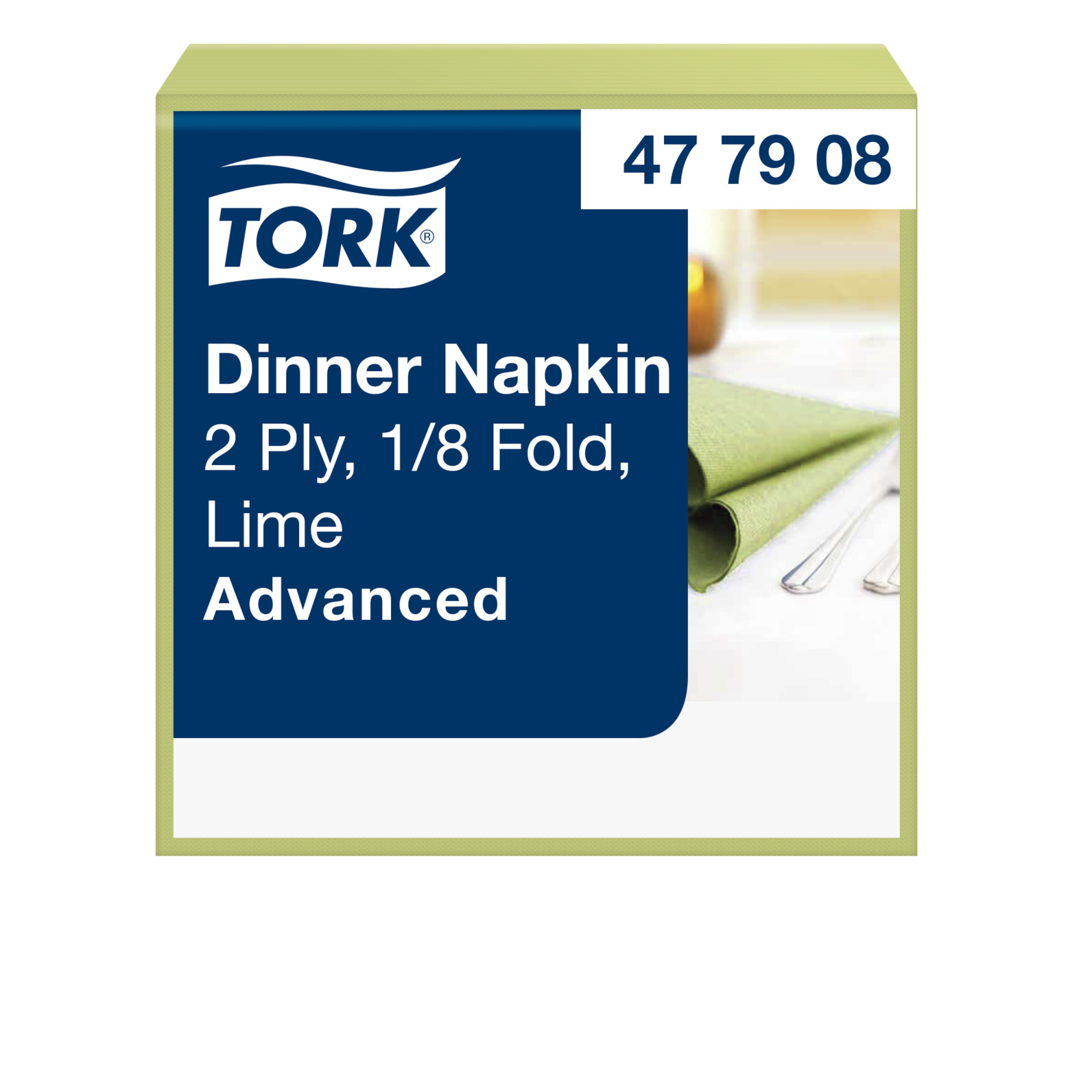Tork Lime Dinner Napkin