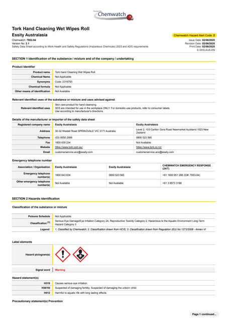 Safety Data Sheet