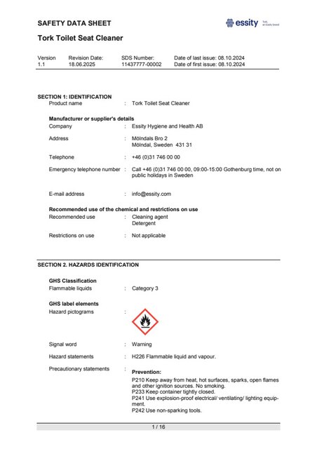 Safety Data Sheet
