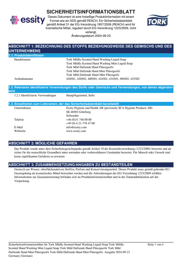 Safety Data Sheet