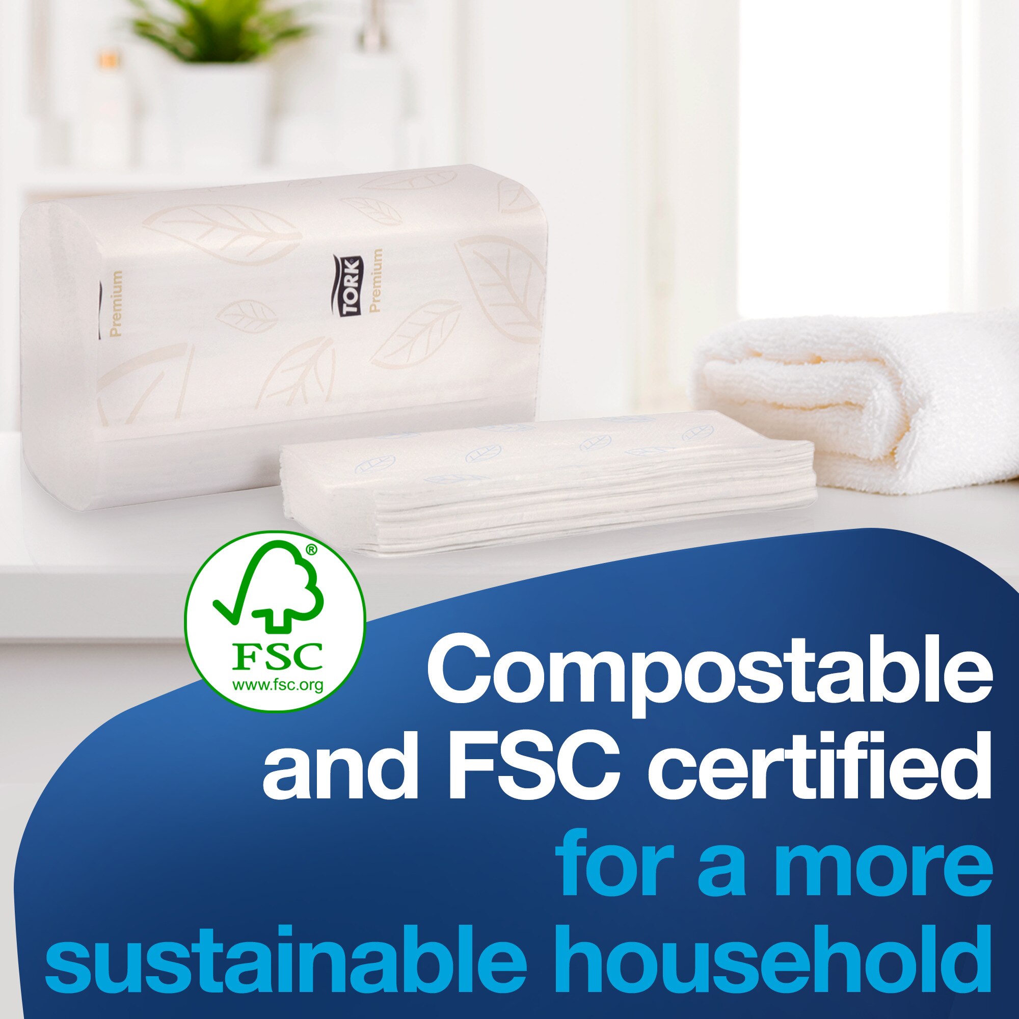 Tork Xpress® Soft Multifold Hand Towel White H2