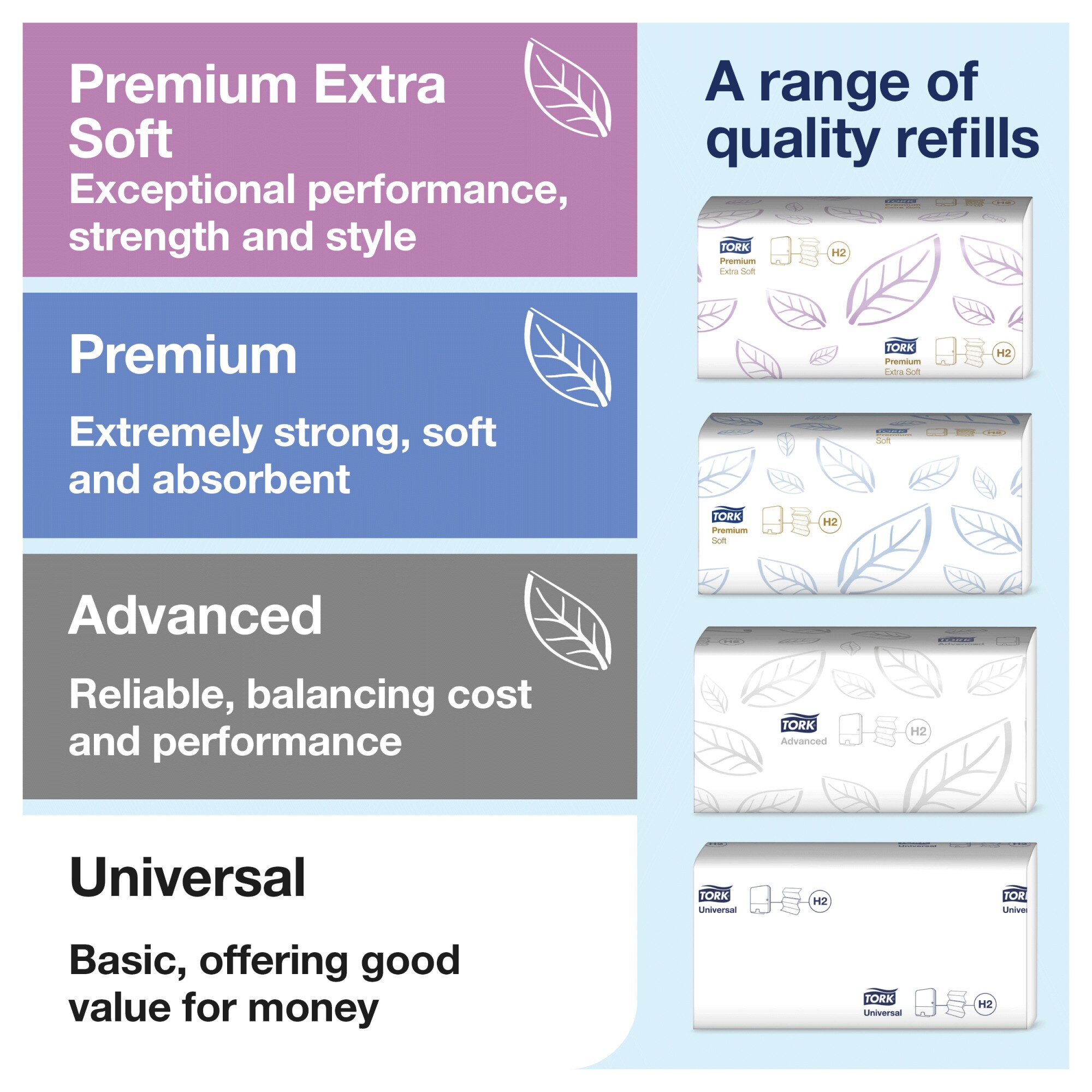 Tork Xpress® Multifold Hand Towel Dispenser Stainless Steel H2