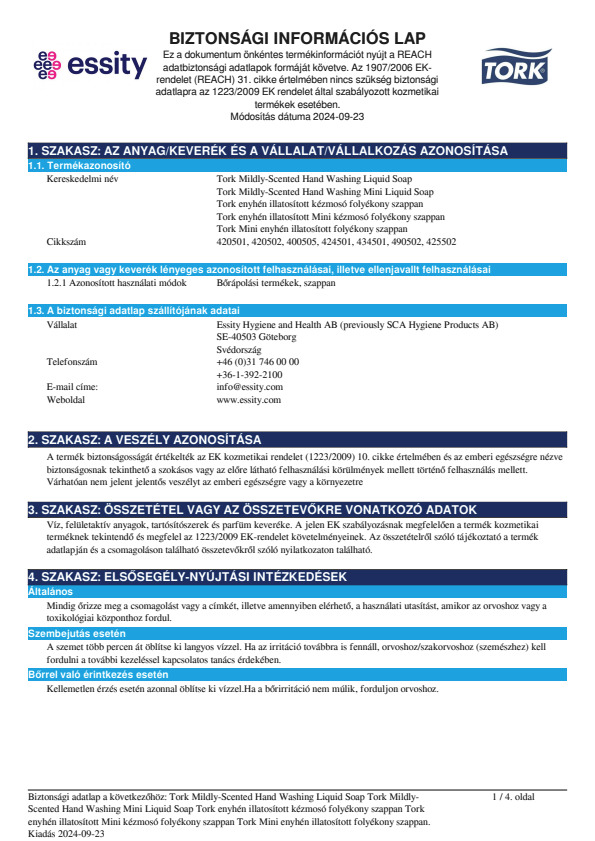 Safety Data Sheet