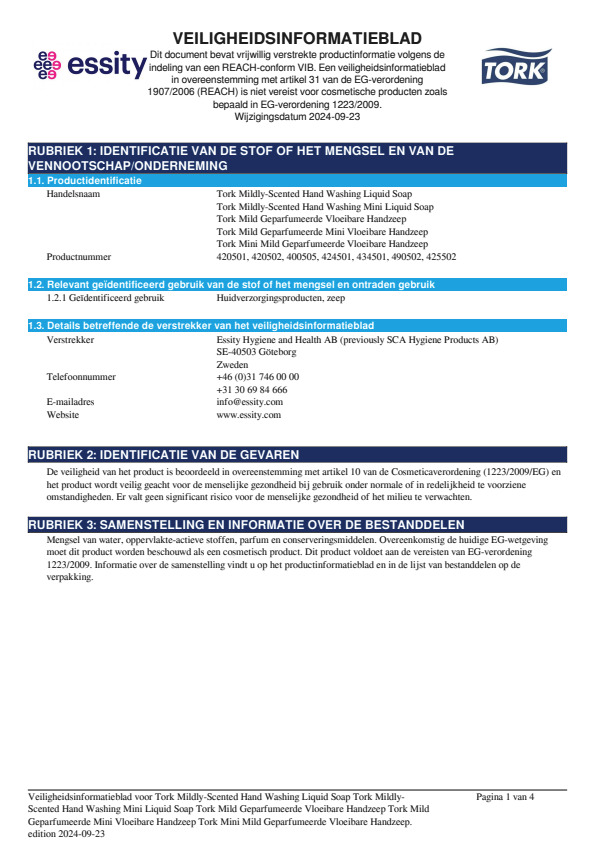 Safety Data Sheet