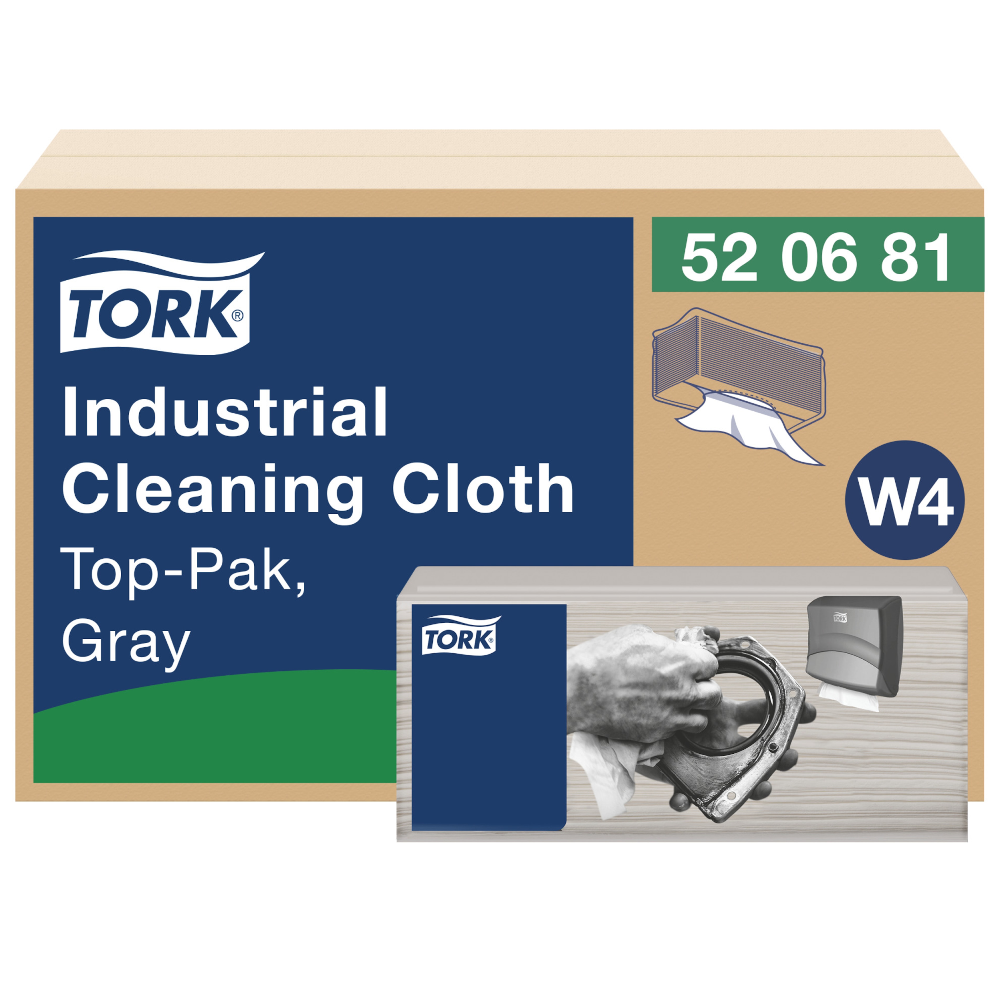 Chiffon simili-tissu de nettoyage industriel Tork