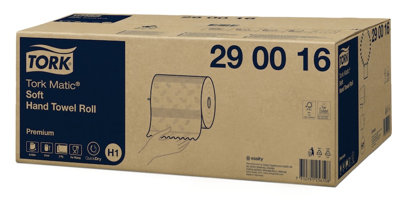 Tork Matic® Soft Håndklædeark Premium på rulle