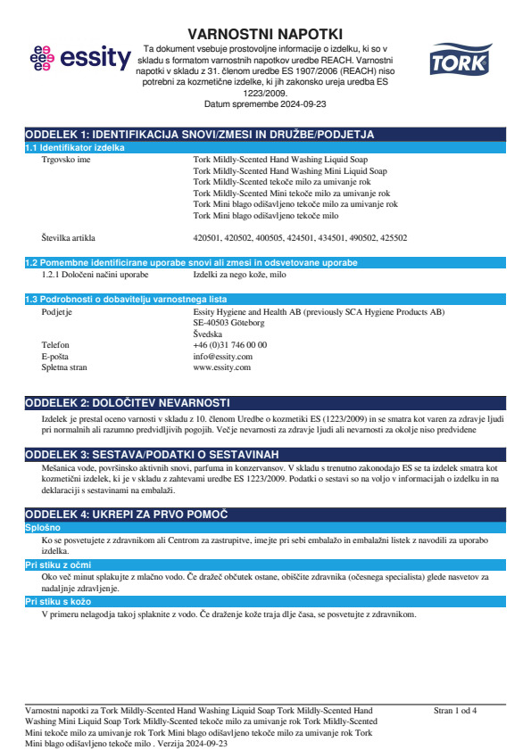 Safety Data Sheet