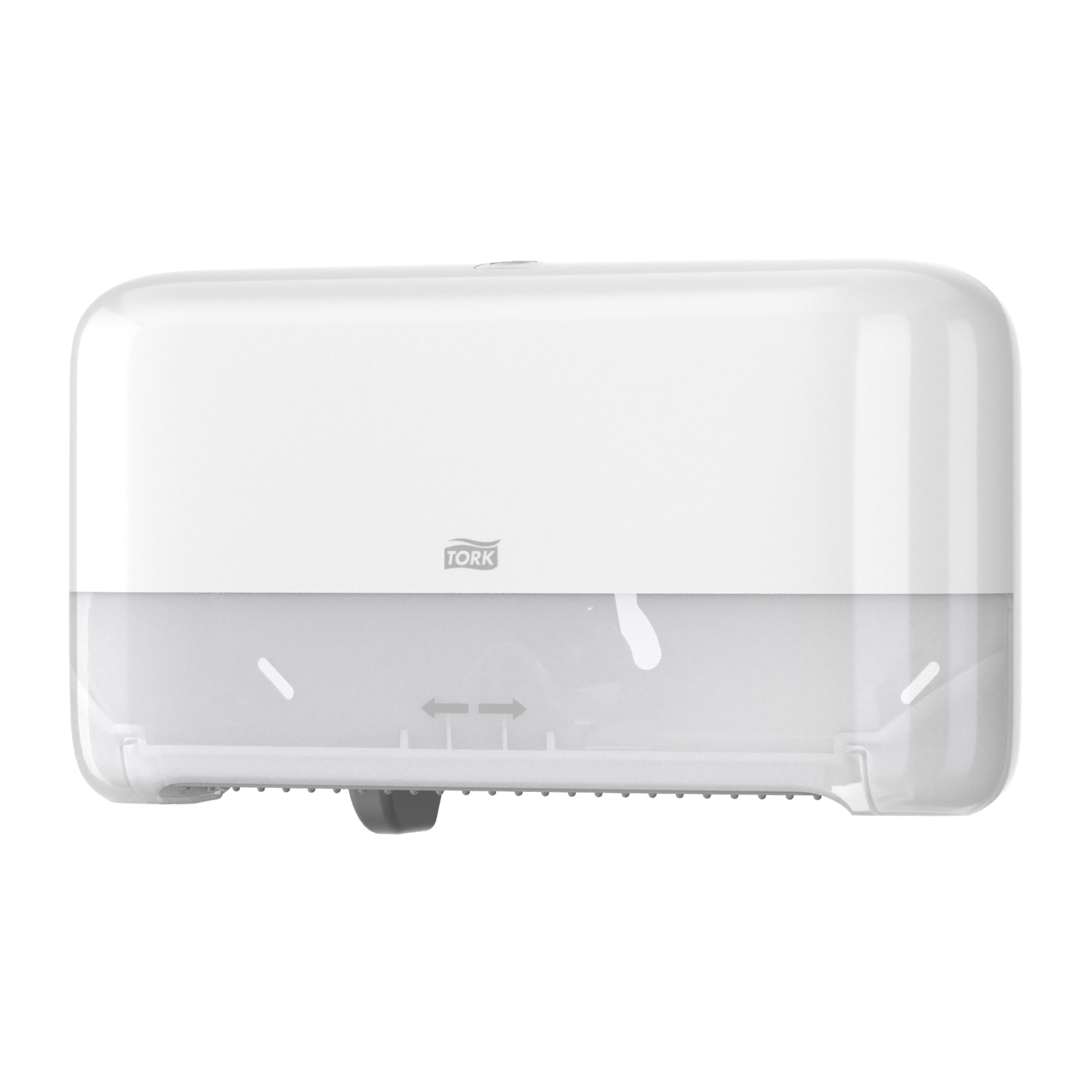 Tork OptiServe® 2-Roll Coreless Toilet Paper Dispenser White T7