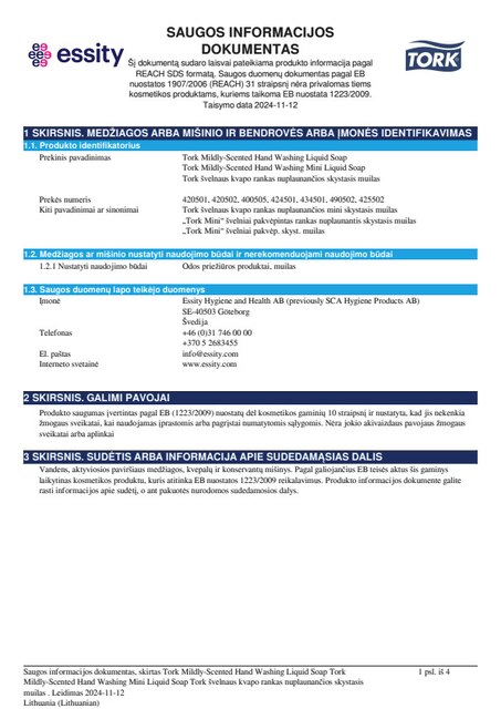 Safety Data Sheet