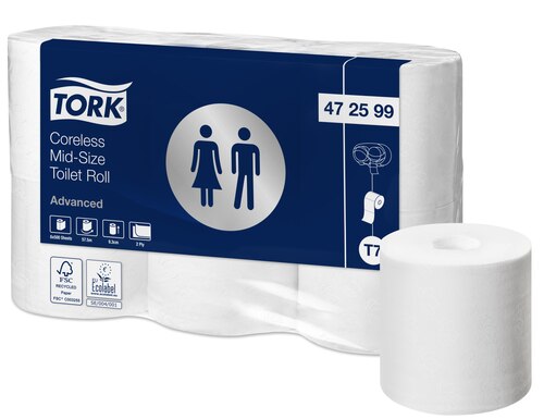 Papier toilette 200 feuilles tork blanc 23m - par 48 - RETIF