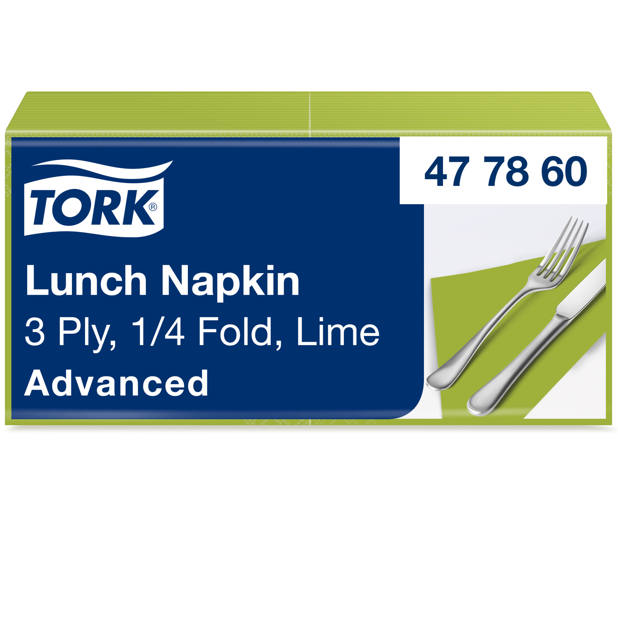 Tork Soft limeszínű Lunch szalvéta