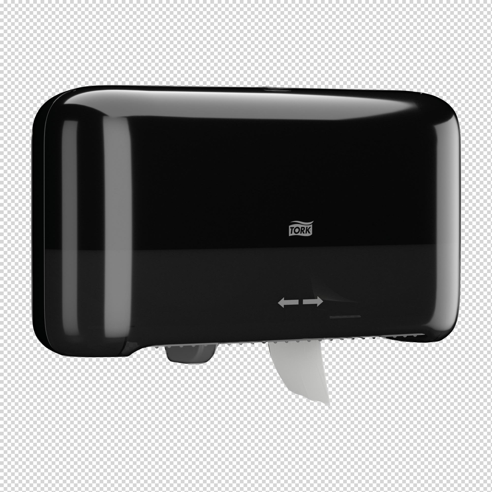 Tork OptiServe® 2-Roll Coreless Toilet Paper Dispenser Black T7