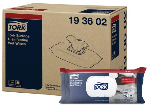 Tork Surface Disinfectant Wet Wipes