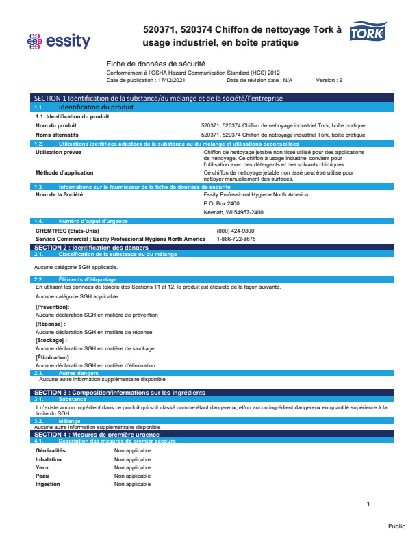 Safety Data Sheet