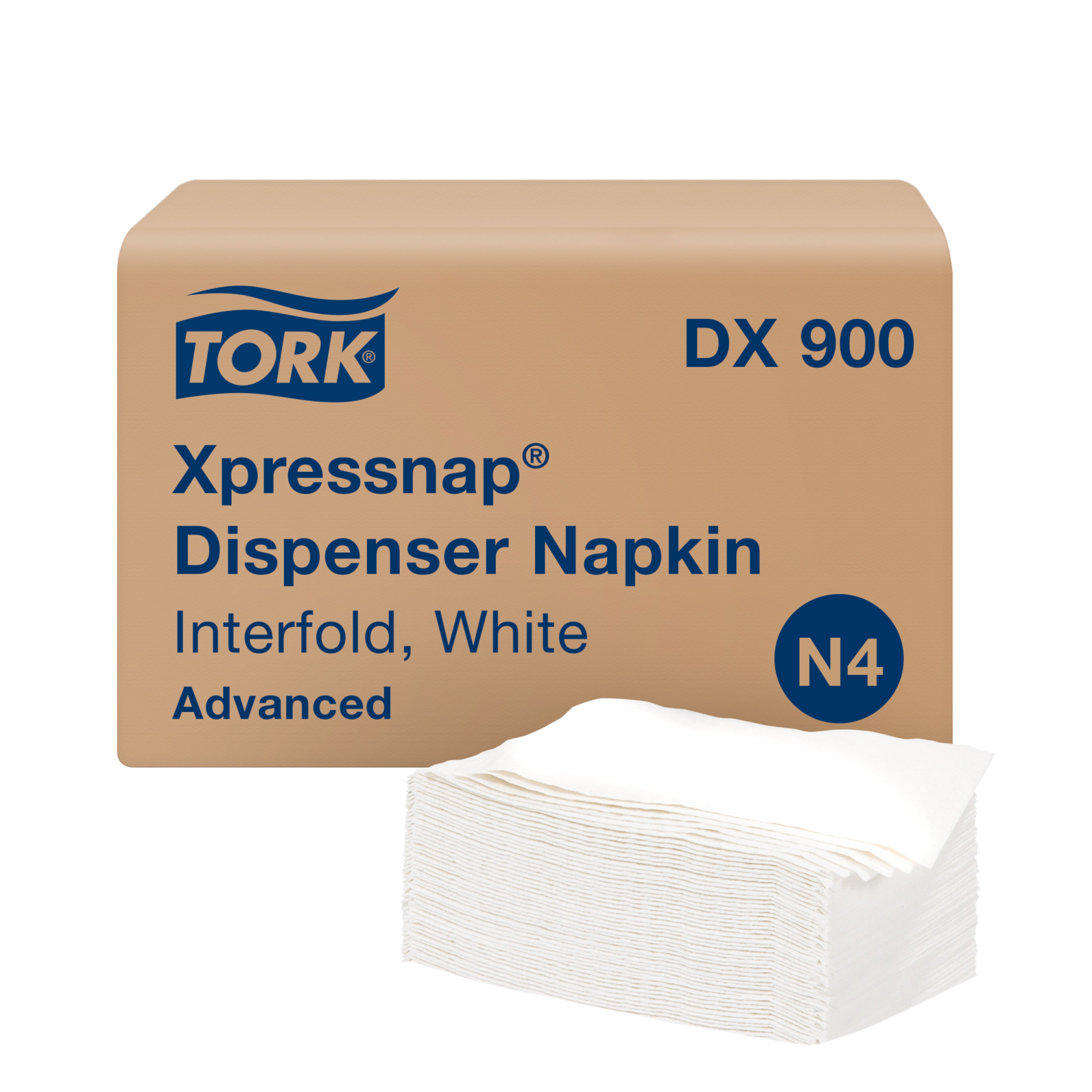 Tork Xpressnap® White Dispenser Napkin N4