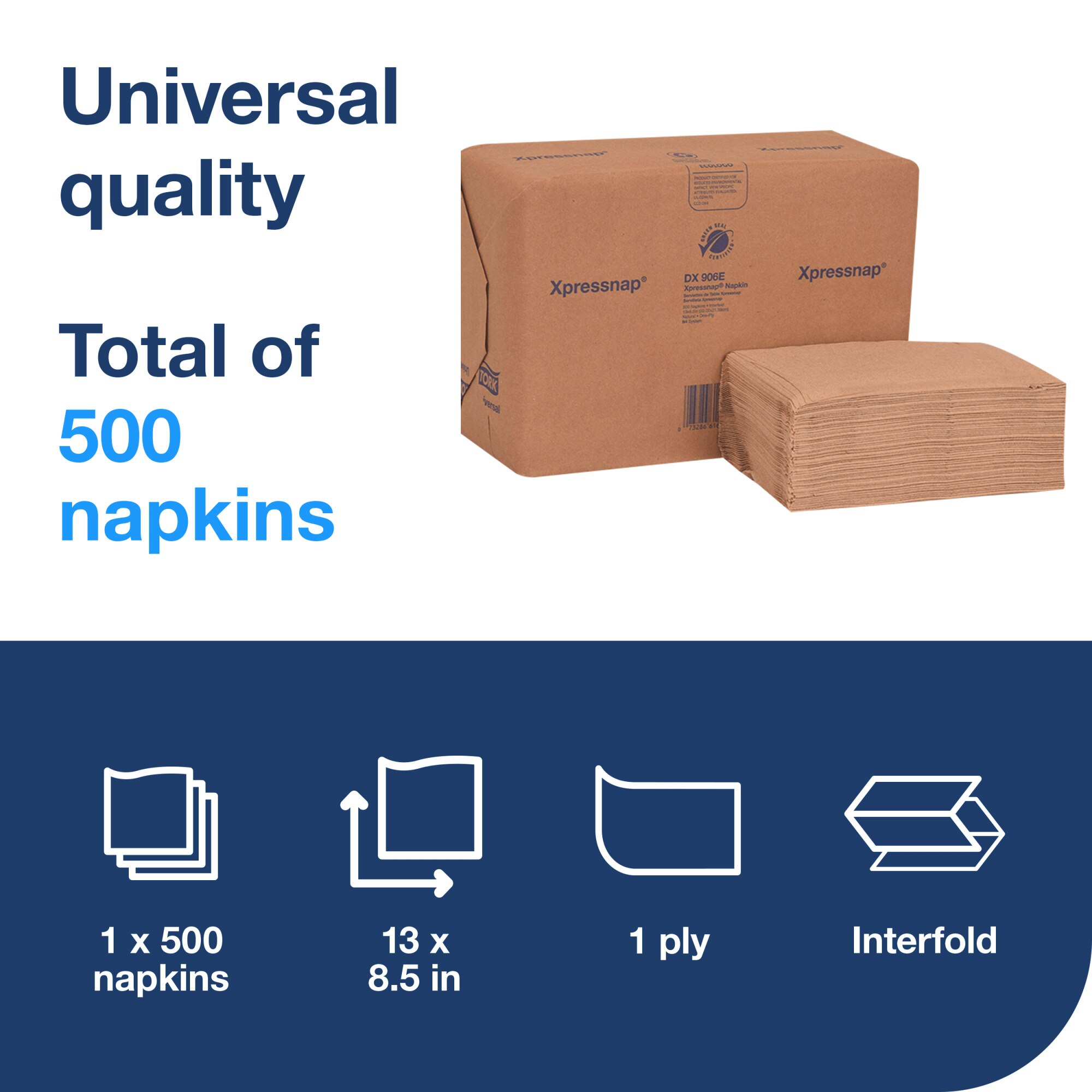 Tork Xpressnap® Natural Dispenser Napkin N4