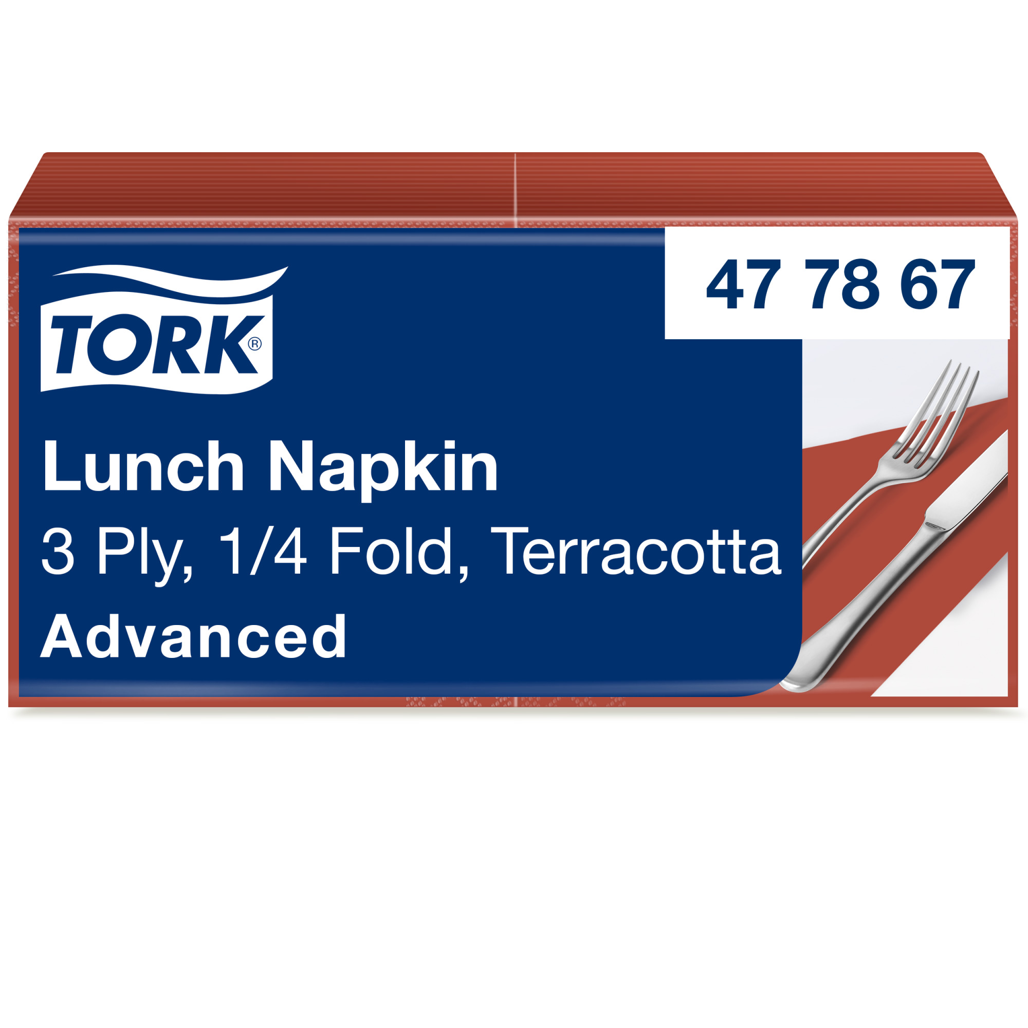 Χαρτοπετσέτες γεύματος Tork Soft Terracota