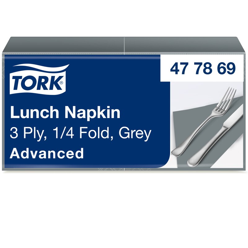 Tork Soft Lunchservietten Grau