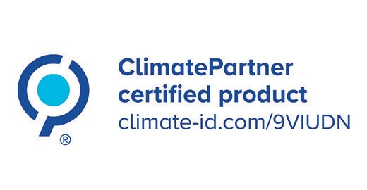 Koldioxidneutral – tillverkad med certifierad förnybar el och kompenserad med klimatprojekt.
