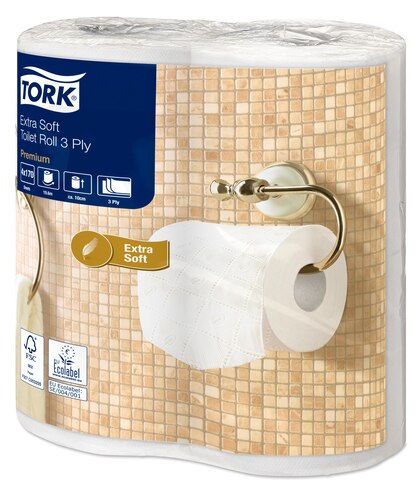 Tork Extra Soft Conventional Toilet Roll Premium – 3 Ply