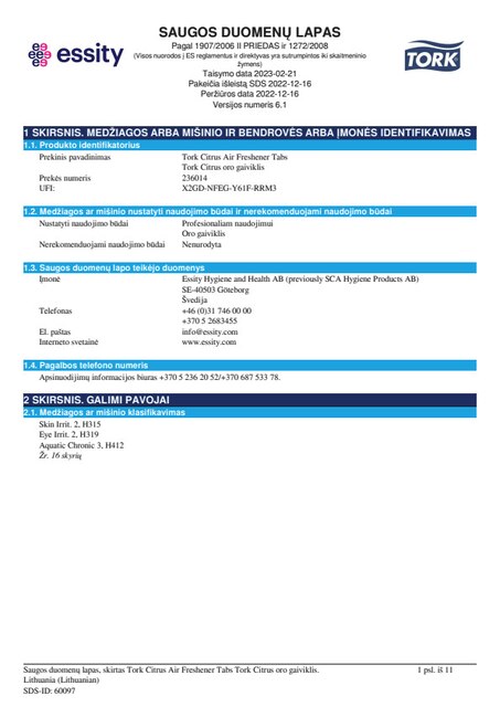 Safety Data Sheet
