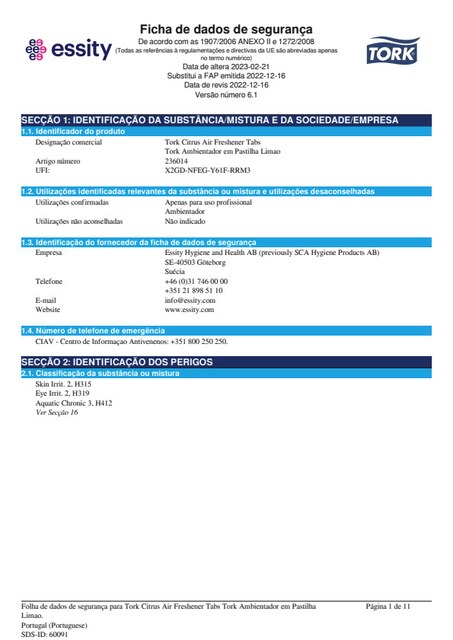 Safety Data Sheet