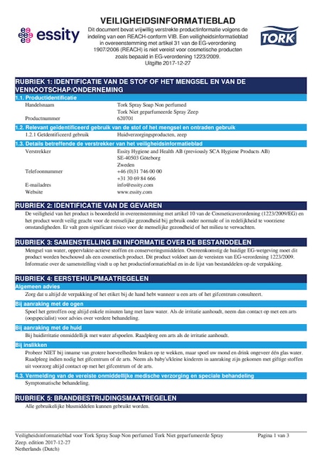 Safety Data Sheet