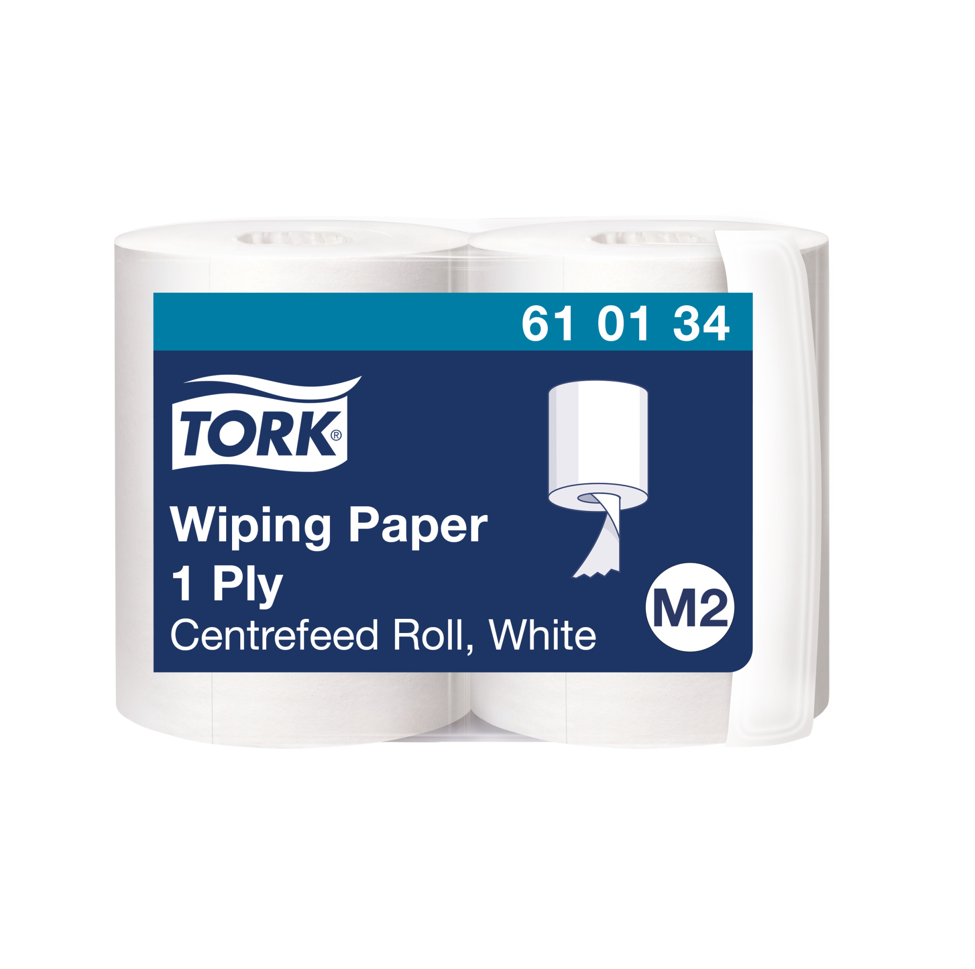 Tork Centrefeed Wiping Paper Roll White M2