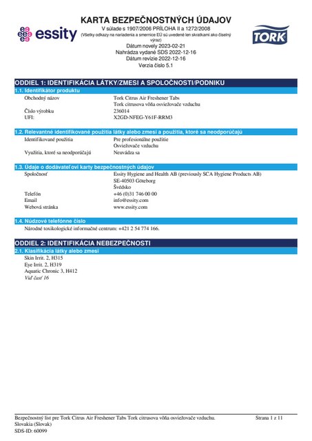Safety Data Sheet